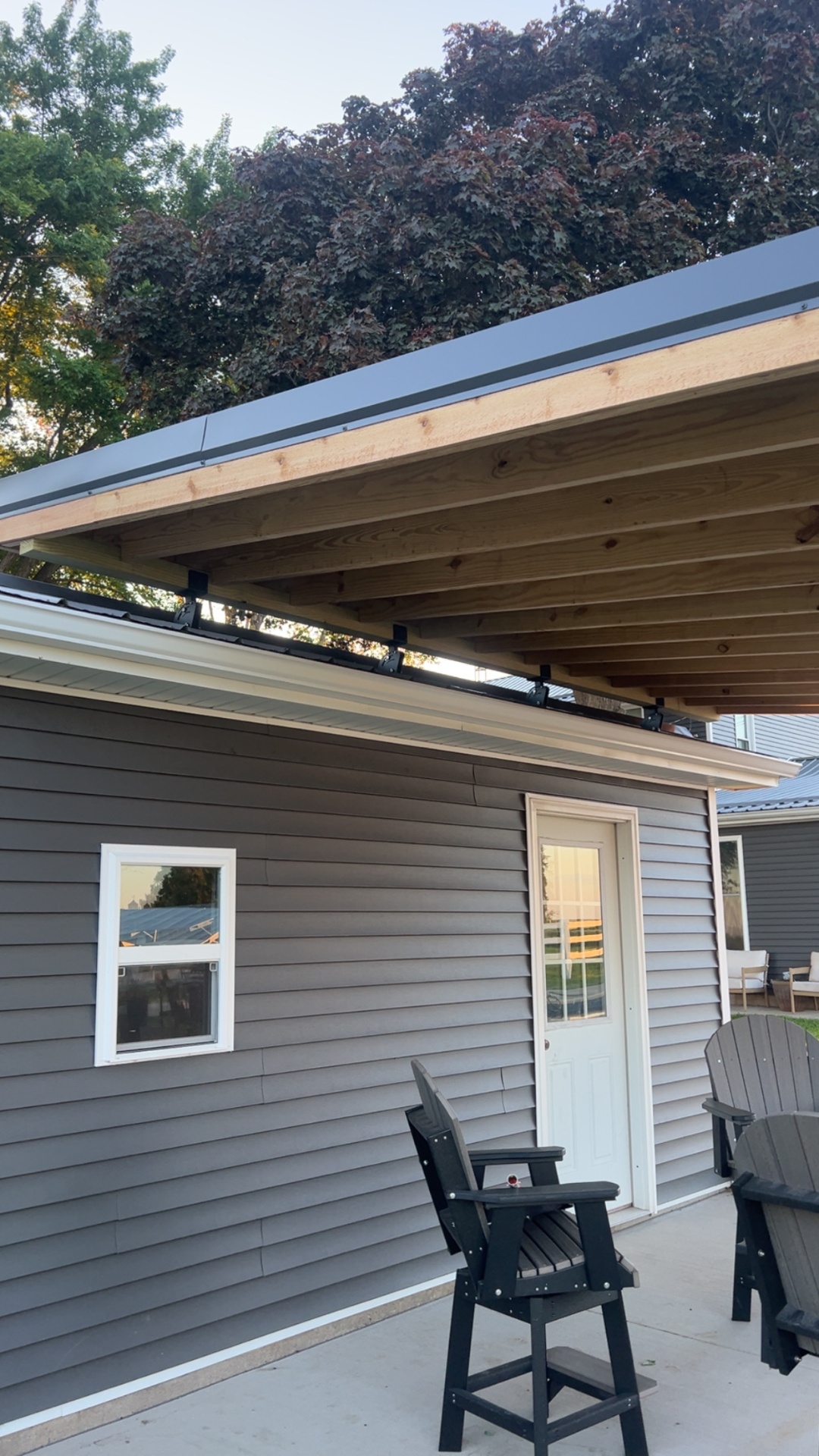 Cantilevered Patio Roof